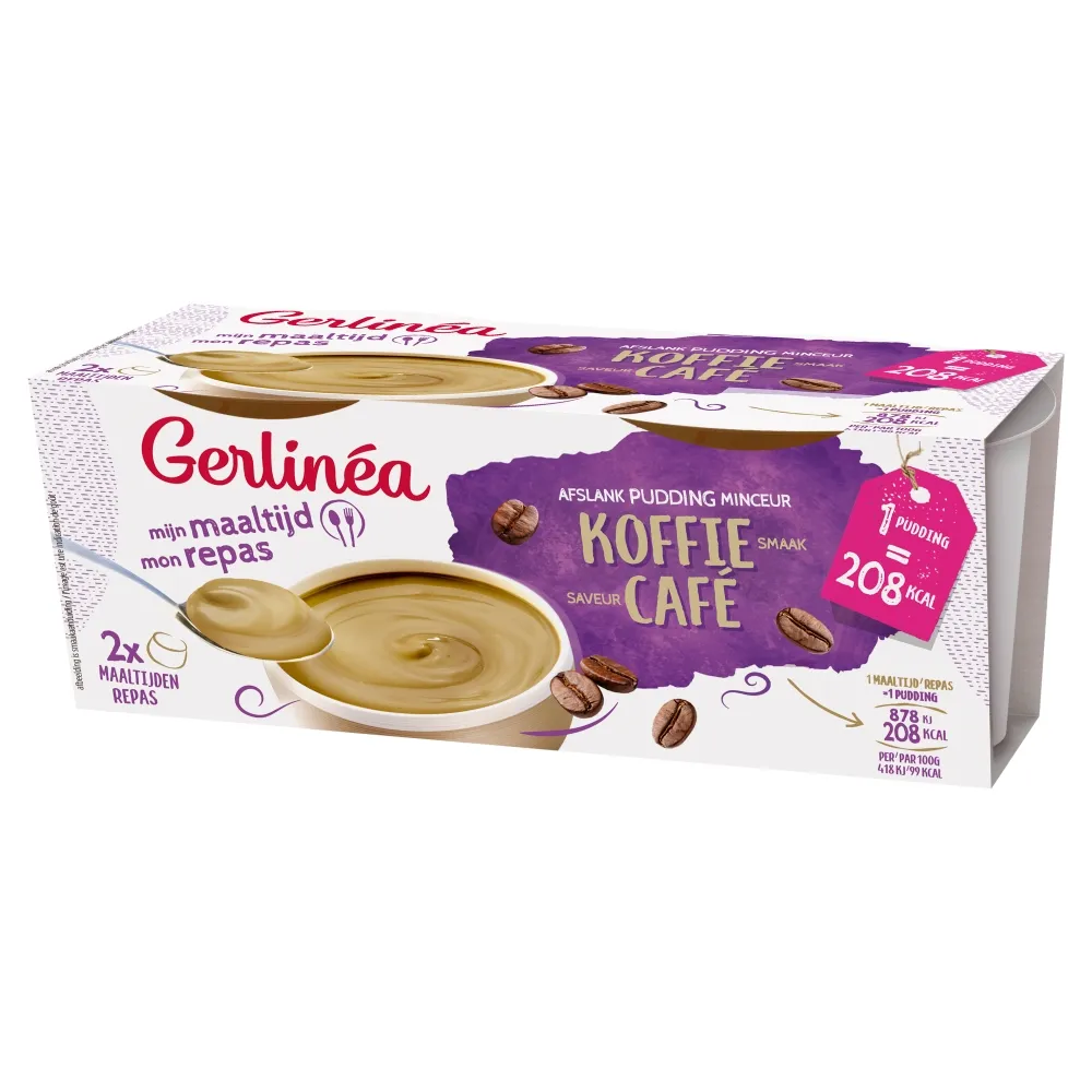 Gerlinea Pudding Koffie (2 stuks)
