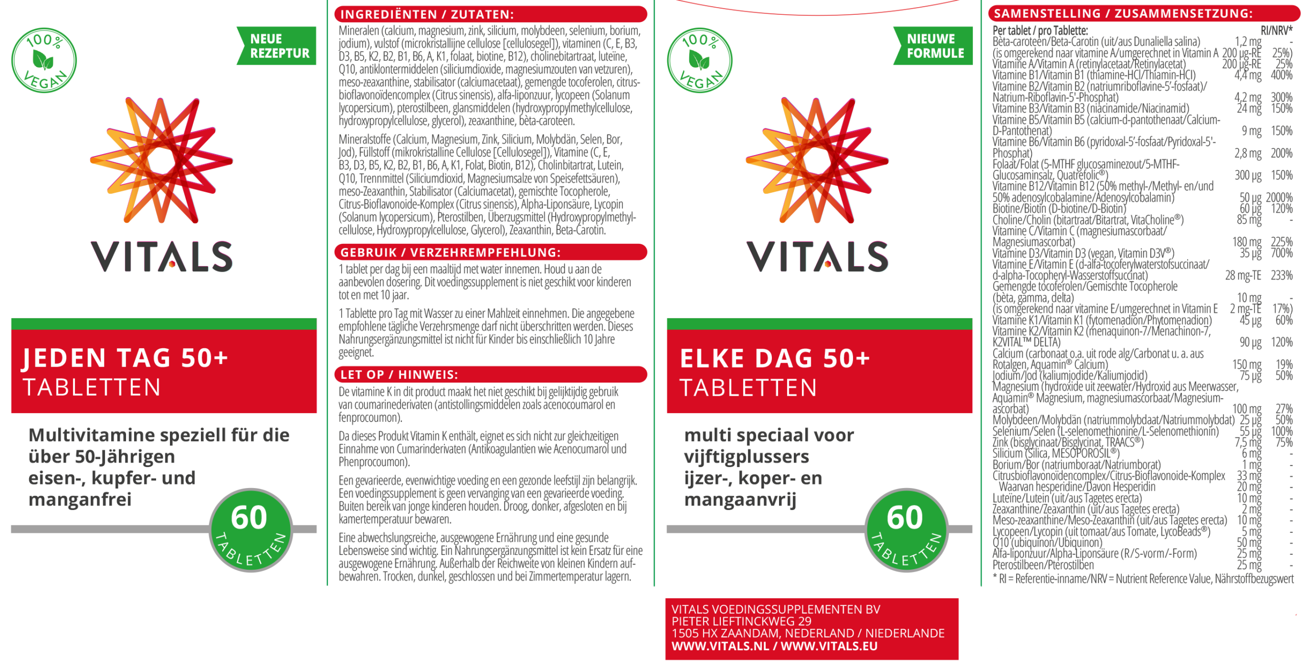 Vitals Elke Dag 50+ (60 tabletten) - image 3