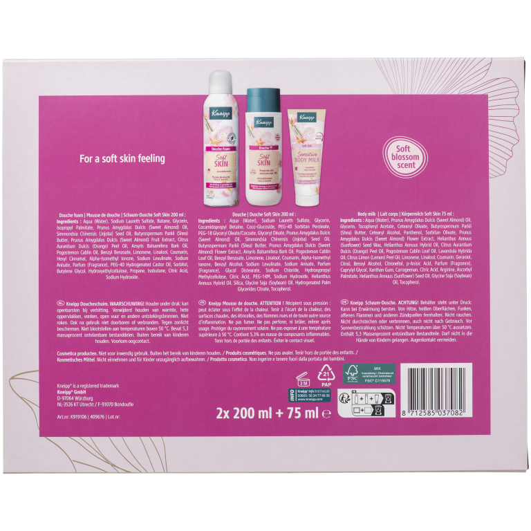 Kneipp Luxe Geschenk Set Soft Skin (2 X 200 Ml + 1 X 75 ml) - image 2