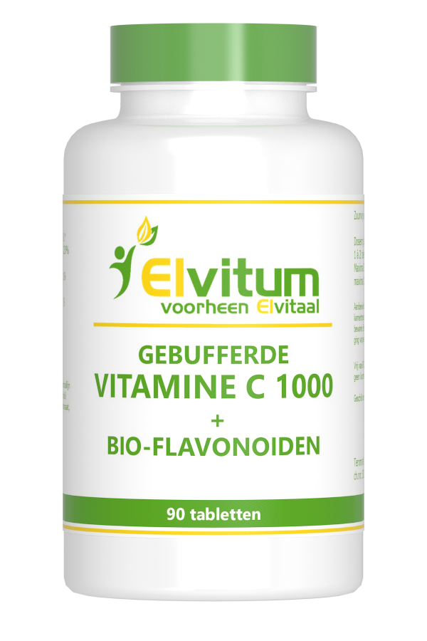 Elvitum Gebufferde Vitamine C 1000mg (90 tabletten)