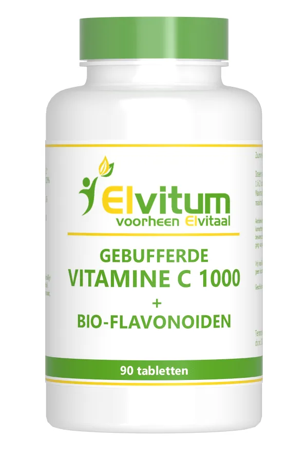 Elvitum Gebufferde Vitamine C 1000mg (90 tabletten)