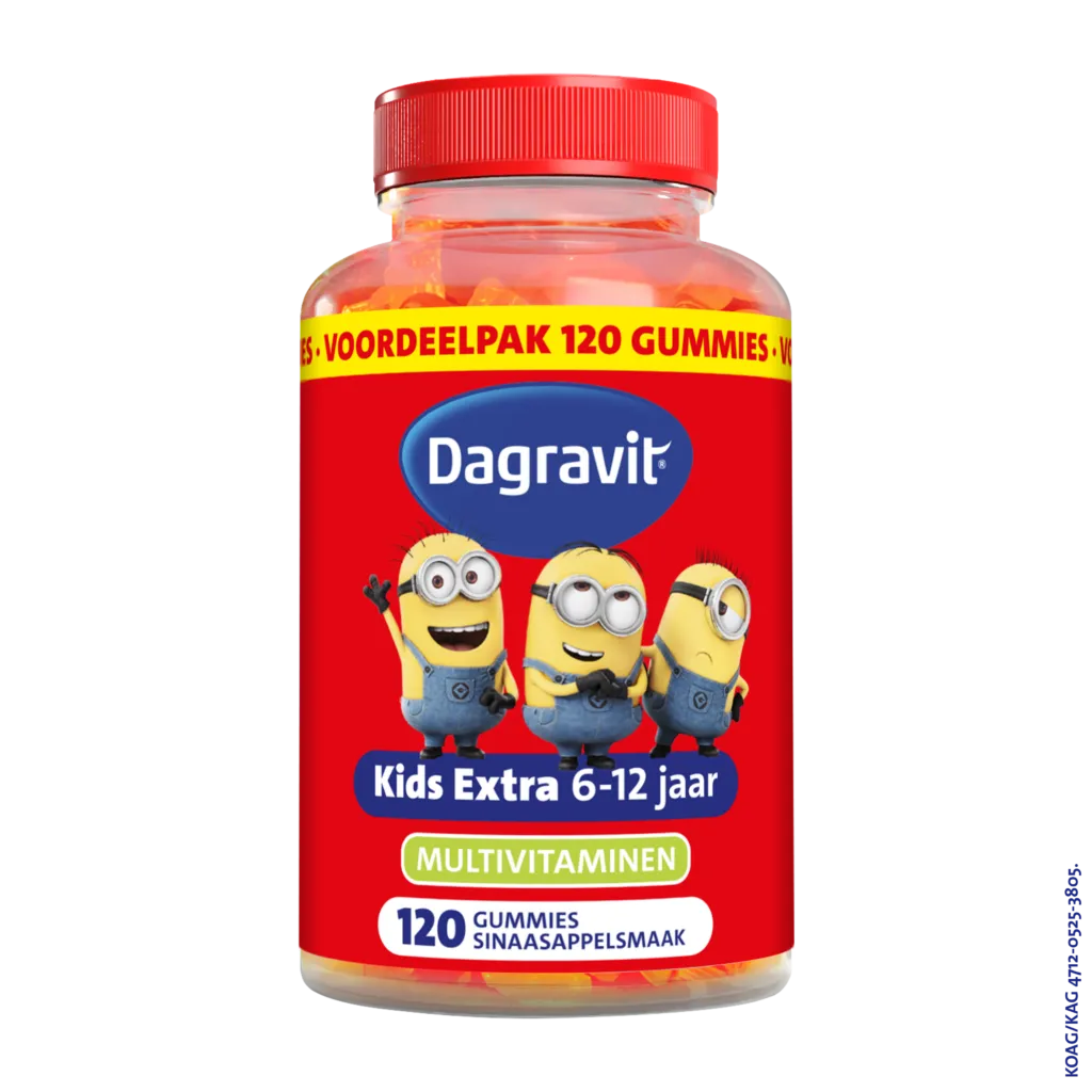 Dagravit Kids Multi 6-12 Jaar Vitaminions Gummies (120 gummies)