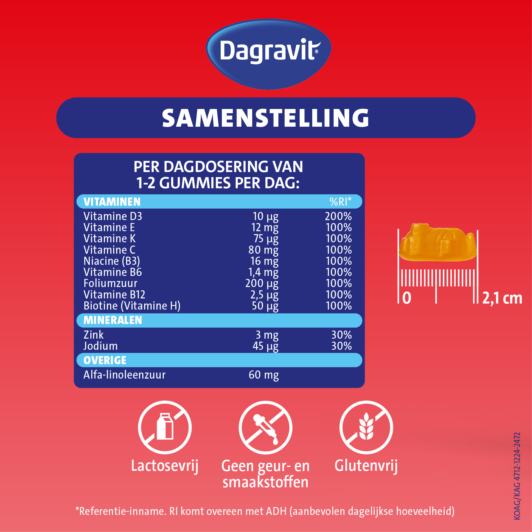 Dagravit Kids Multi 6-12 Jaar Vitaminions Gummies (120 gummies) - image 3