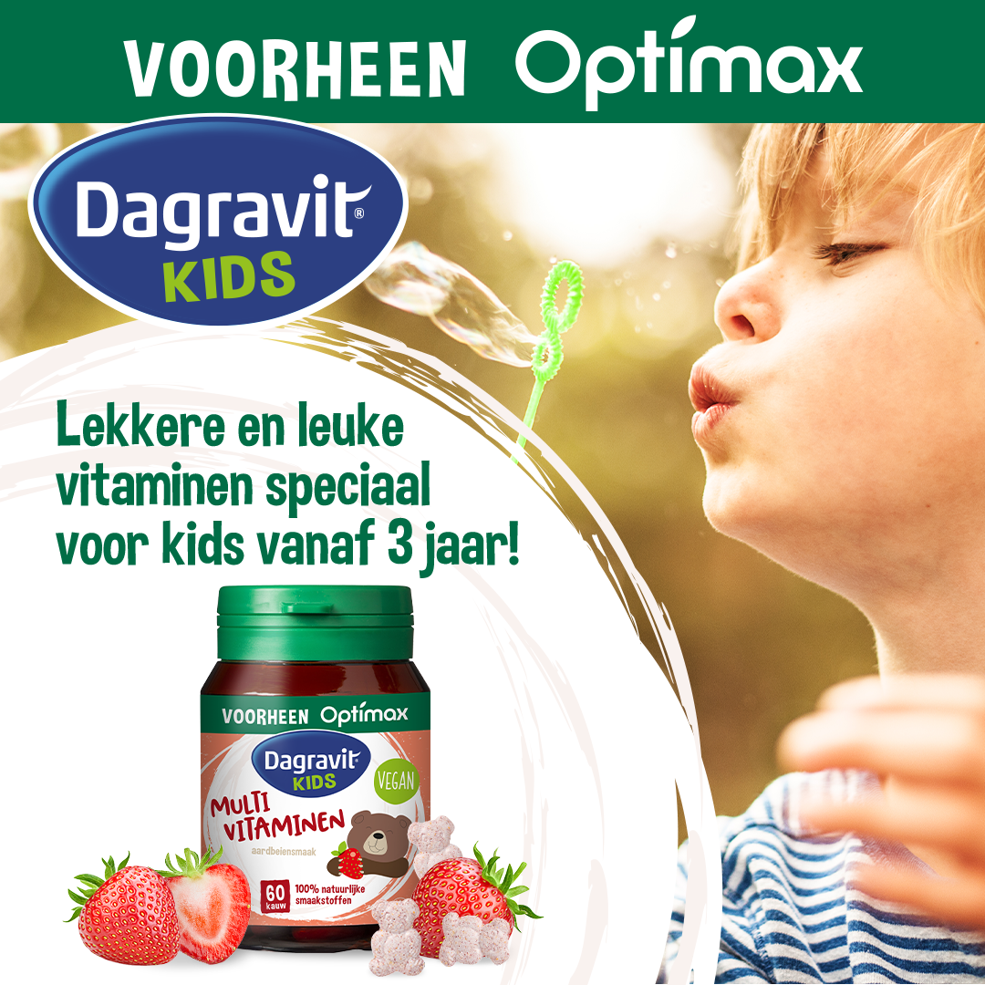 Dagravit Natural Kids Multivitaminen (60 kauwtabletten)