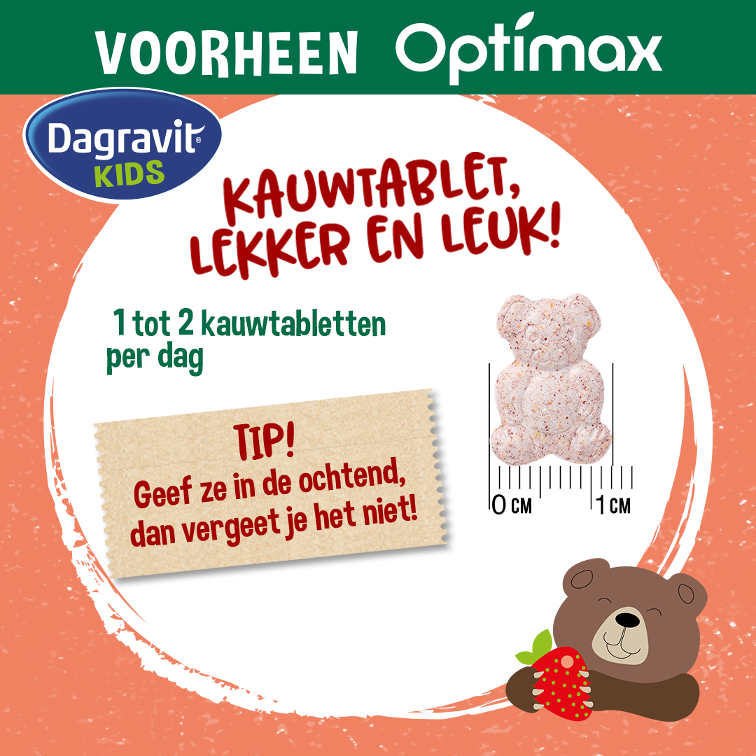 Dagravit Natural Kids Multivitaminen (60 kauwtabletten) - image 3