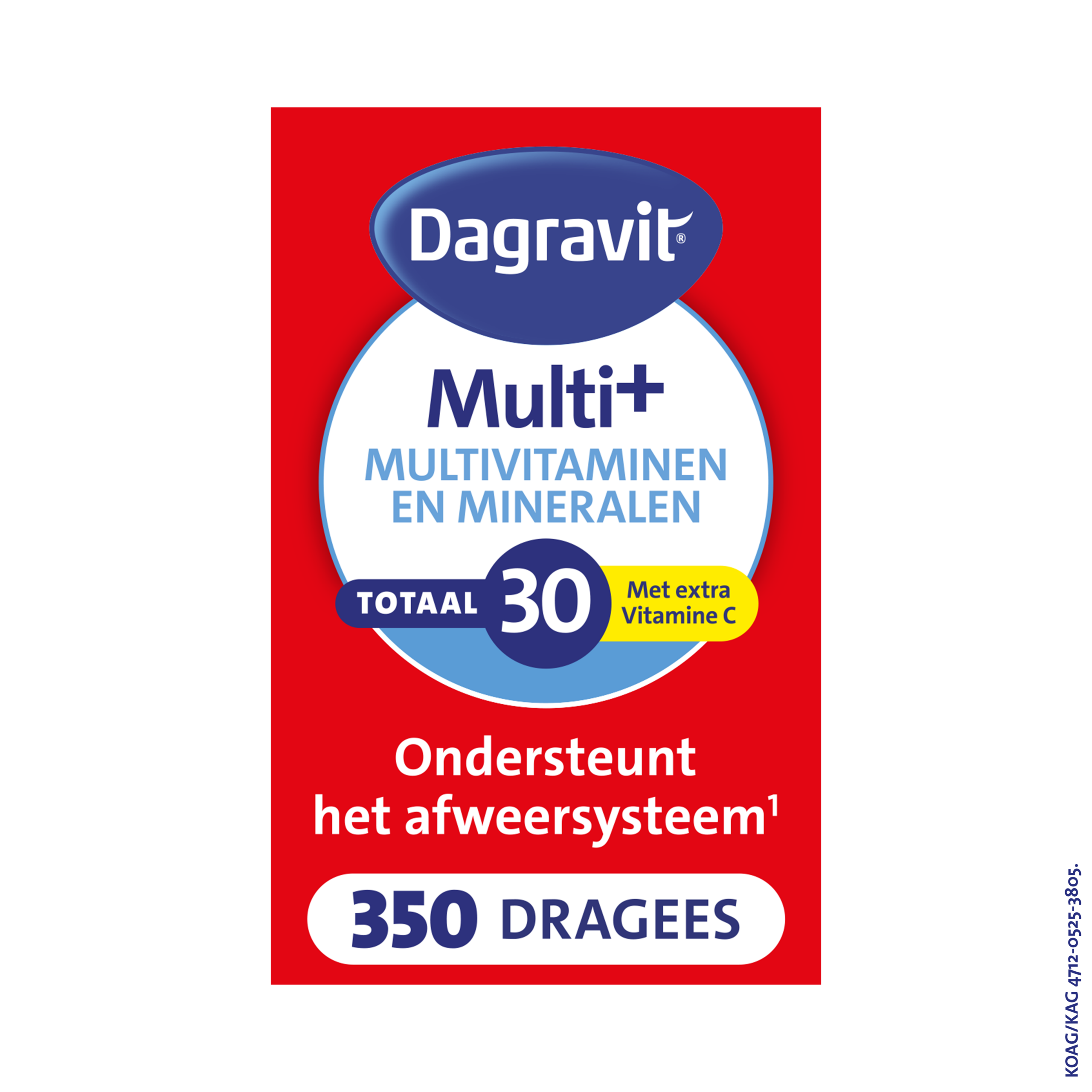 Dagravit Totaal 30 Multivitaminen (350 dragees)
