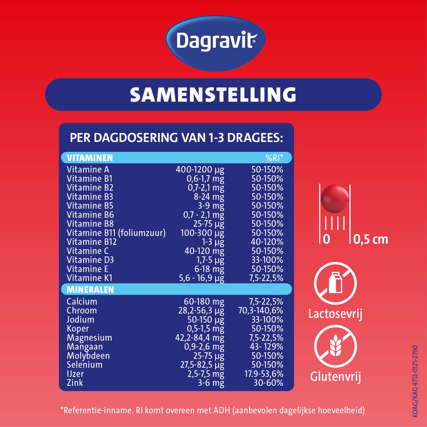 Dagravit Totaal 30 Multivitaminen (200 dragees) - image 3