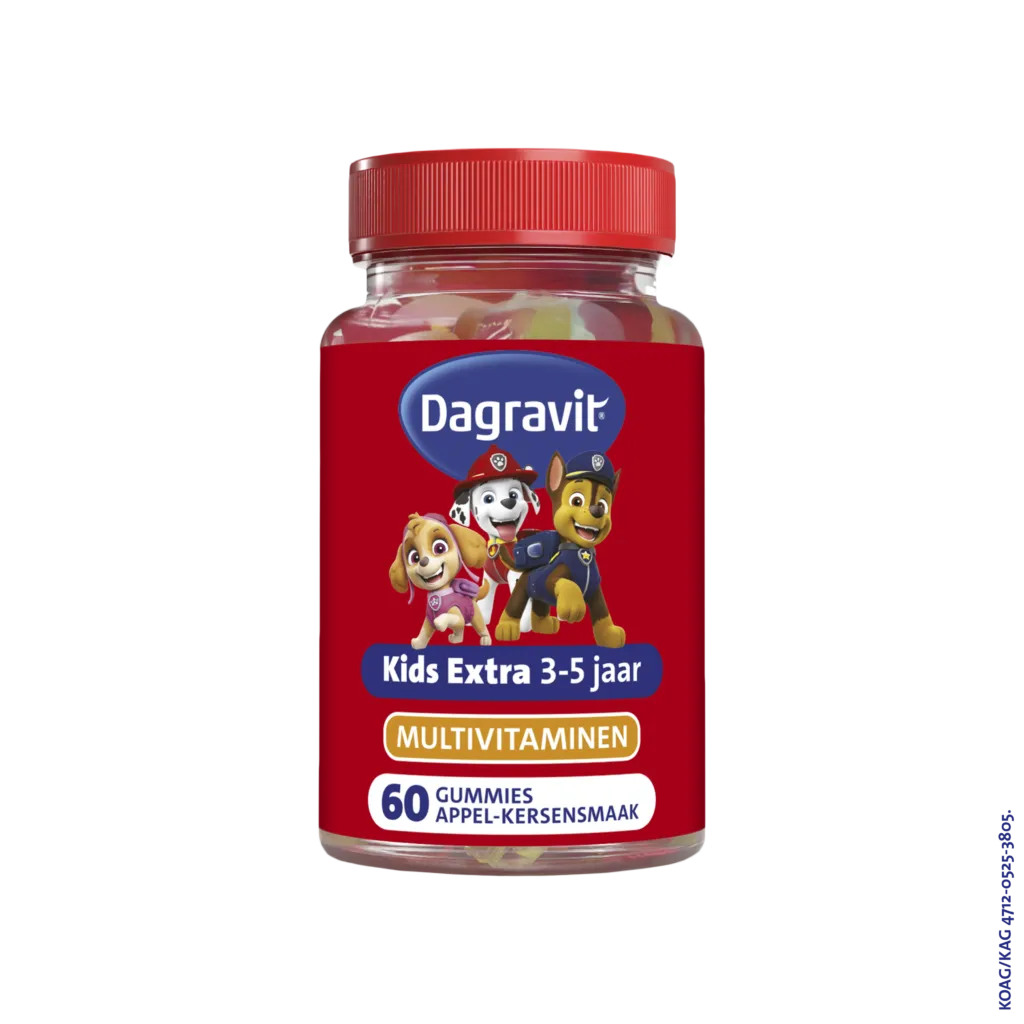 Dagravit Kids-Xtra Multi 3-5 Jaar Paw Patrol (60 gummies)
