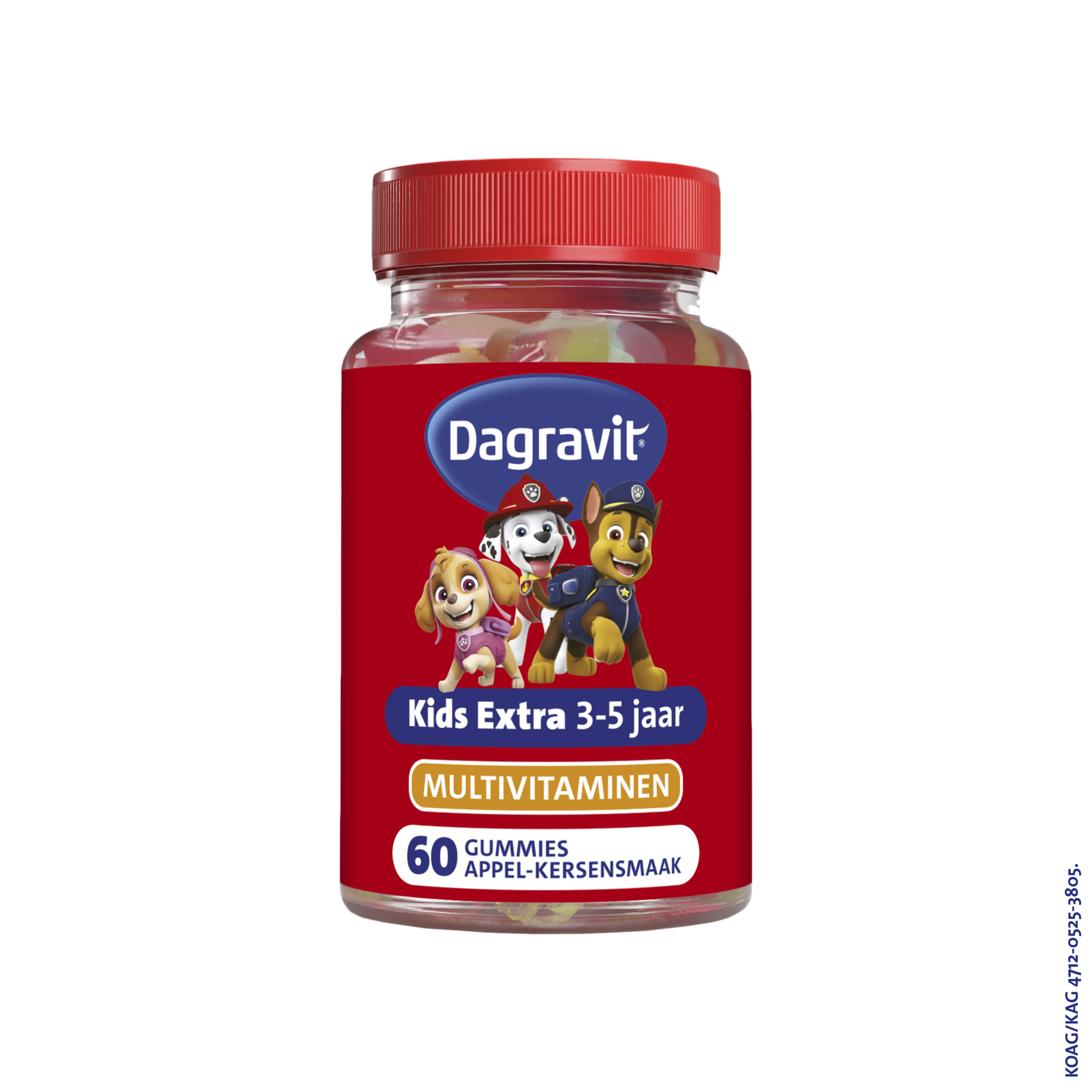 Dagravit Kids-Xtra Multi 3-5 Jaar Paw Patrol (60 gummies)