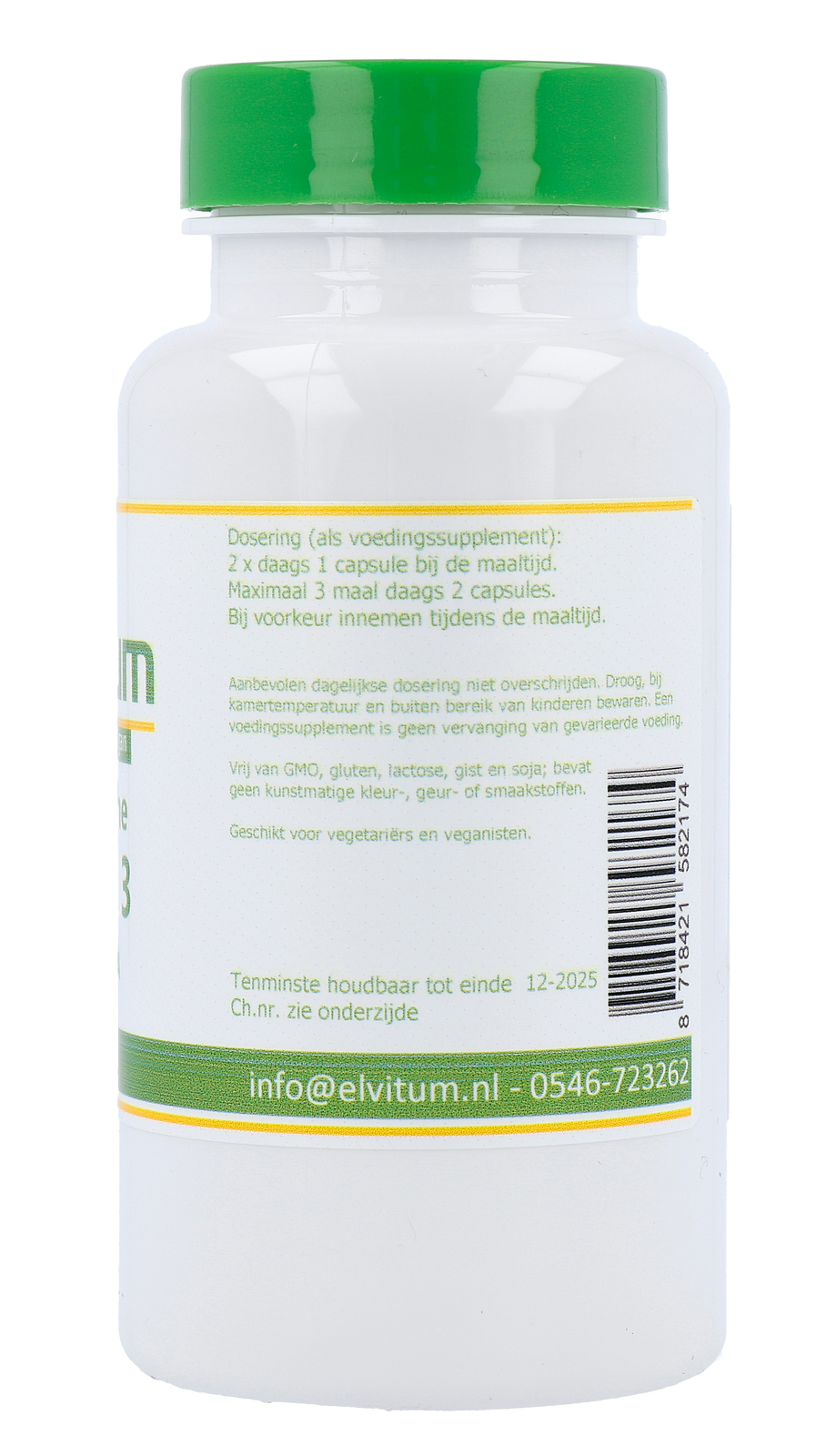 Elvitum Omega 3 Vegetarisch (90 capsules)