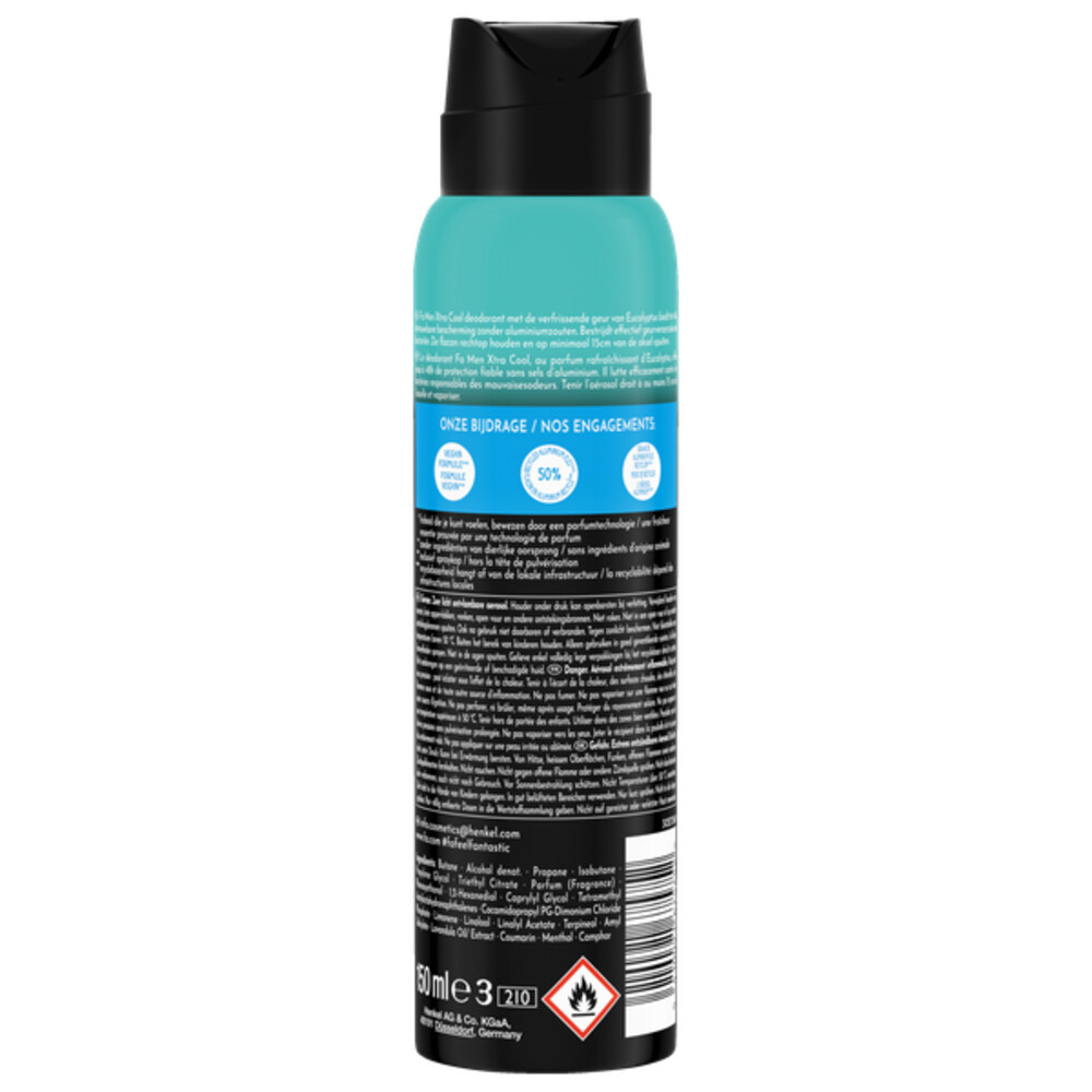 Fa Men deodorant spray extreme cool (150 ml)