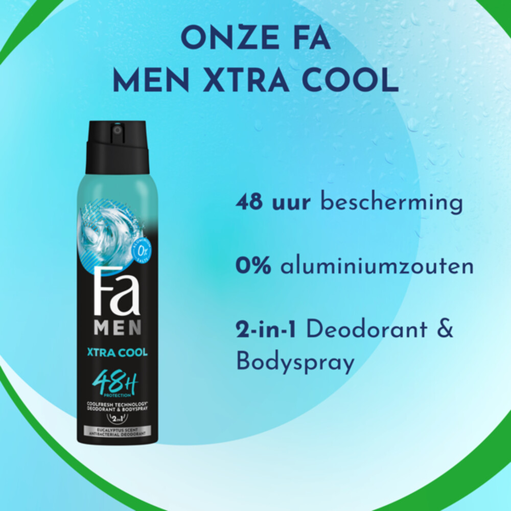 Fa Men deodorant spray extreme cool (150 ml) - image 2