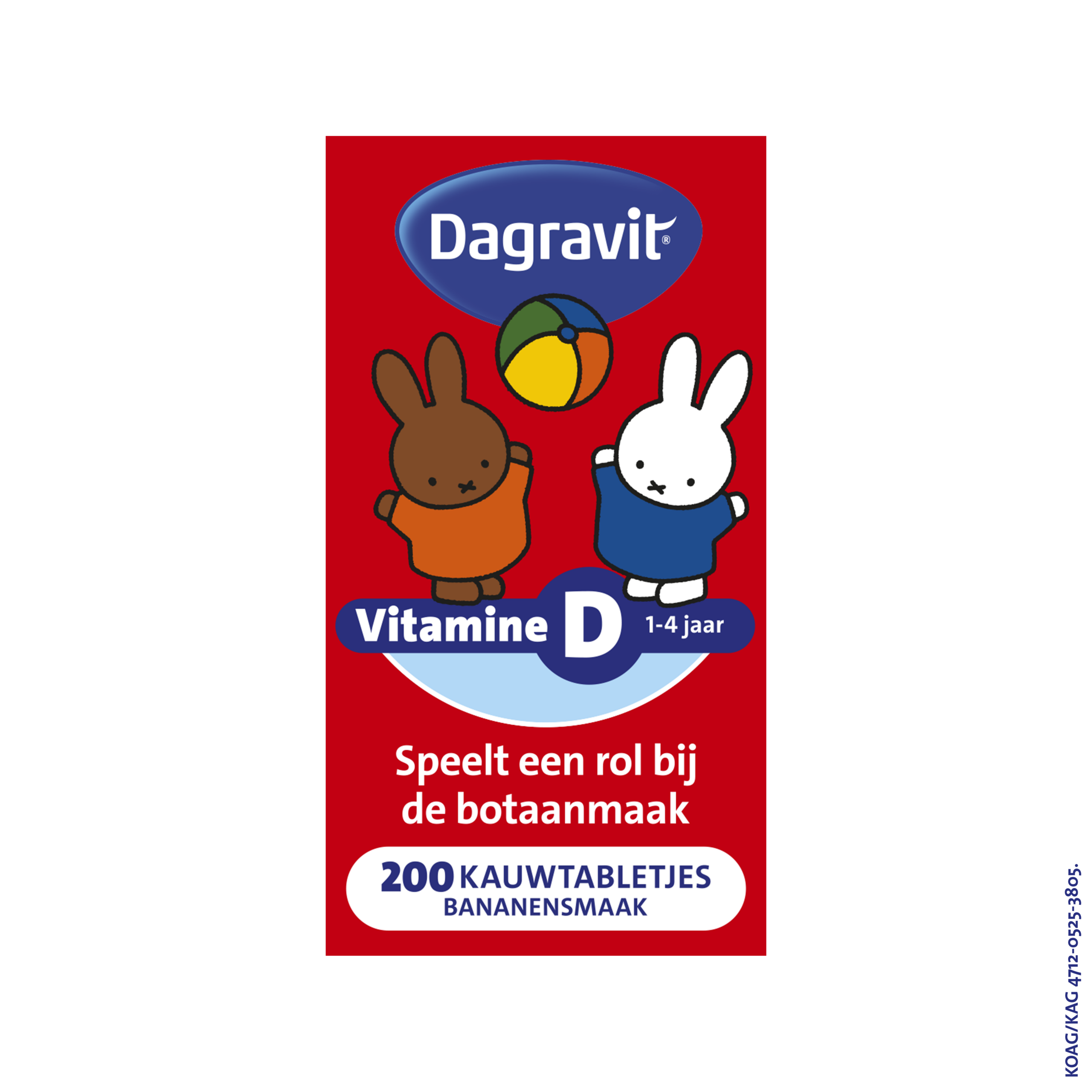Dagravit Kids Vitamine D Kauwtabletjes (200 kauwtabletten)