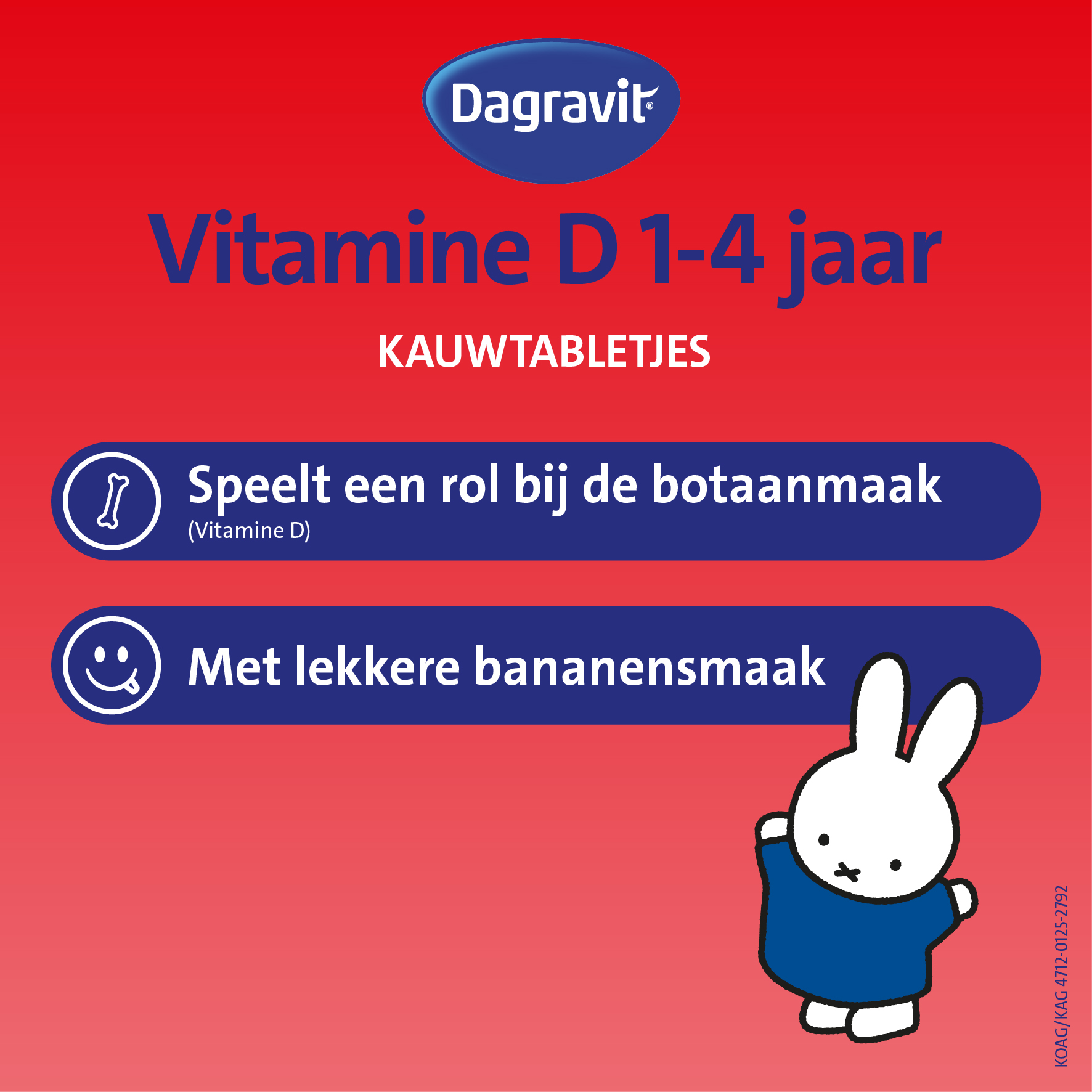 Dagravit Kids Vitamine D Kauwtabletjes (200 kauwtabletten) - image 2