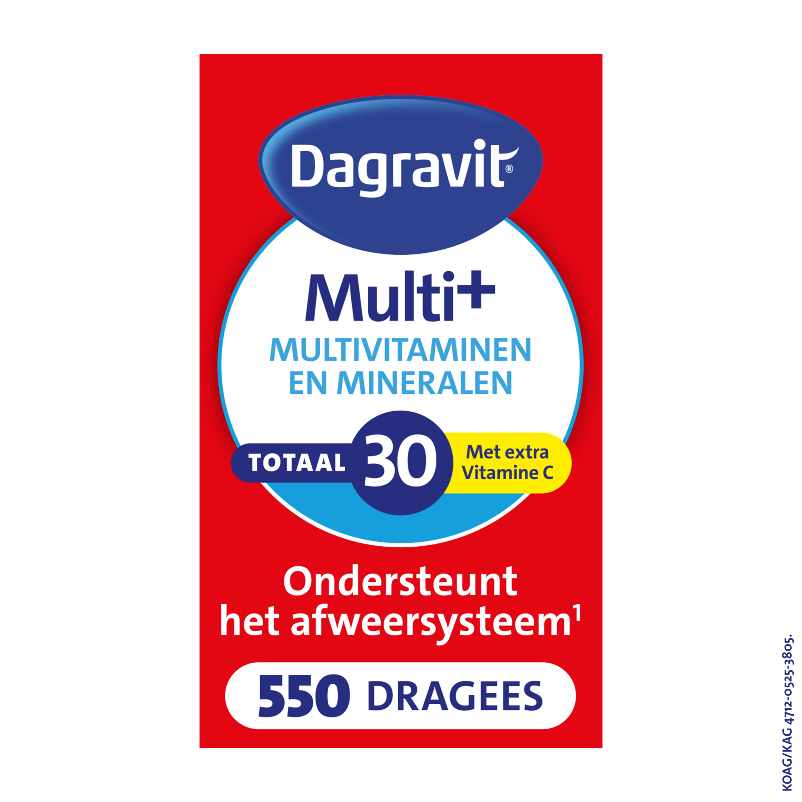 Dagravit Totaal 30 Multivitaminen (500 dragees)