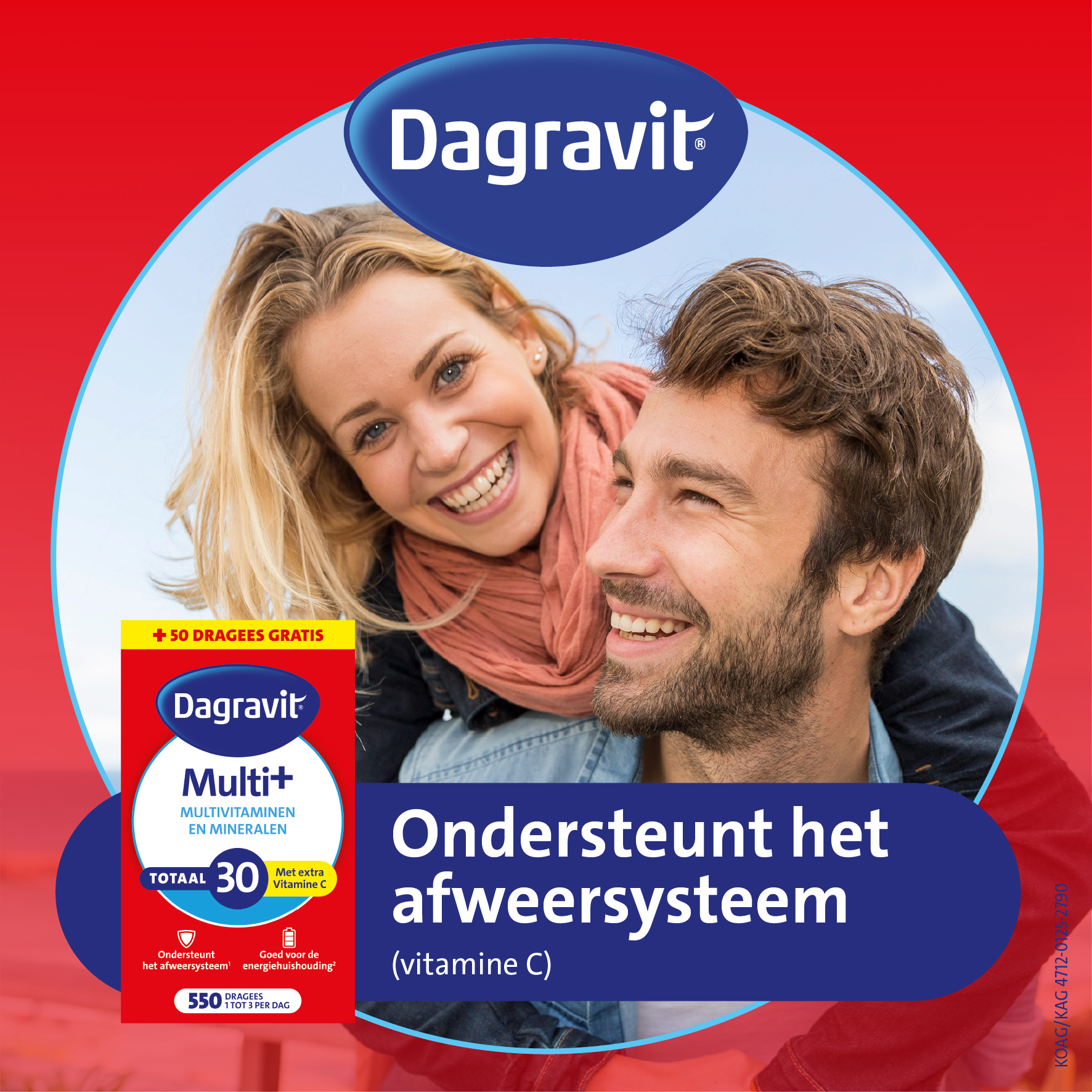 Dagravit Totaal 30 Multivitaminen (500 dragees)