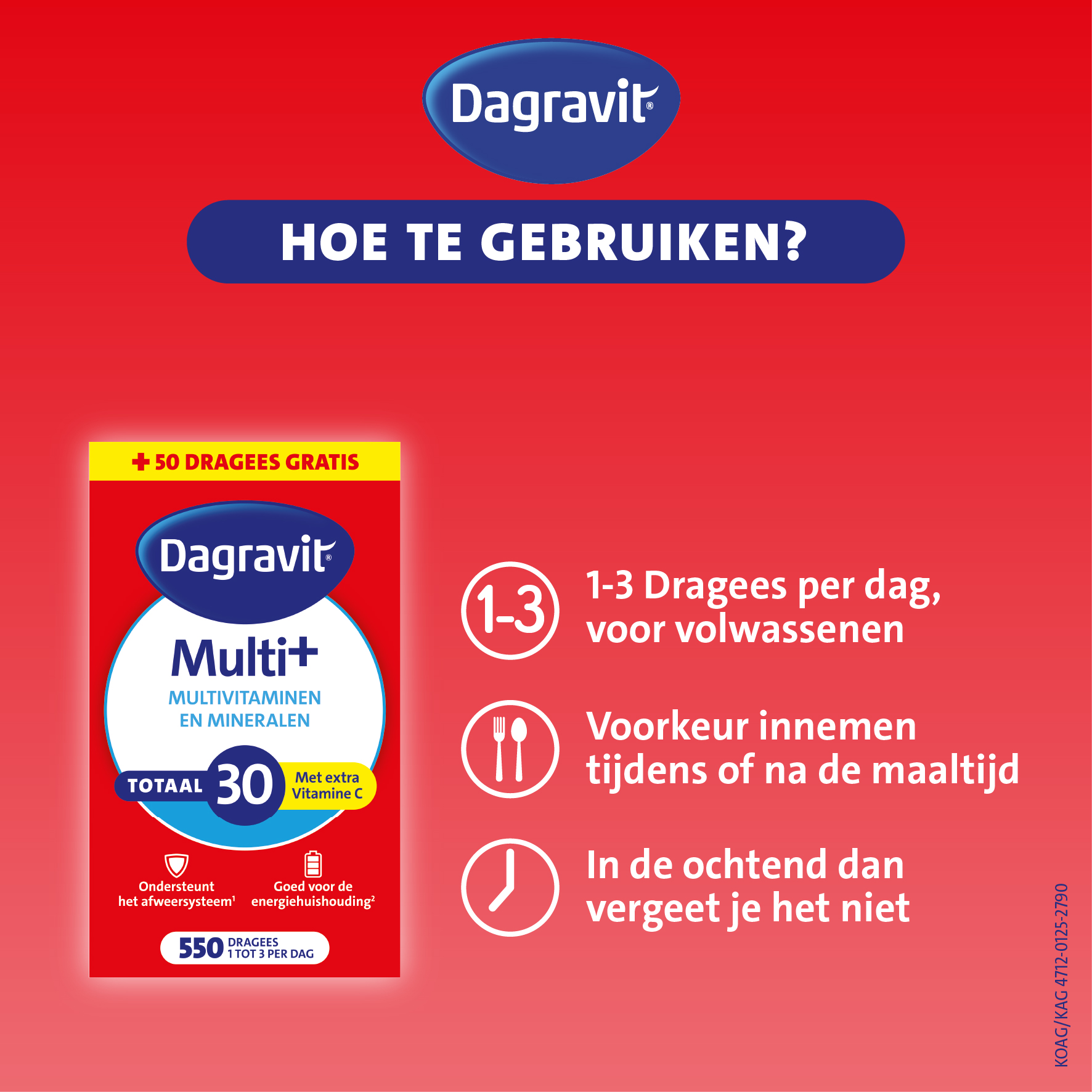 Dagravit Totaal 30 Multivitaminen (500 dragees) - image 4