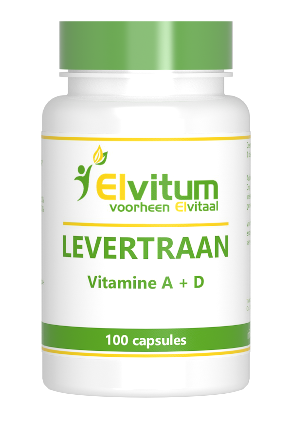 Elvitum Levertraan A D3 (100 capsules)