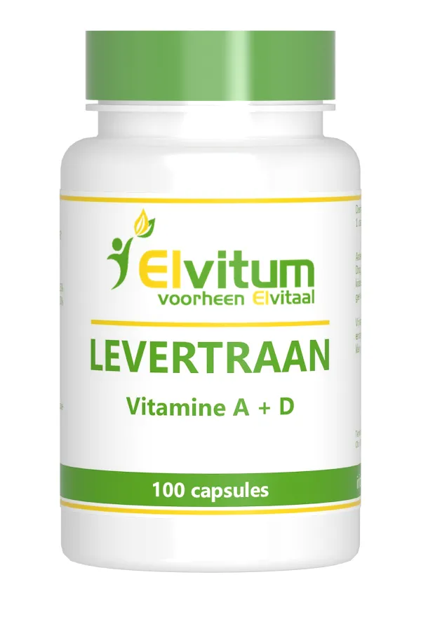 Elvitum Levertraan A D3 (100 capsules)