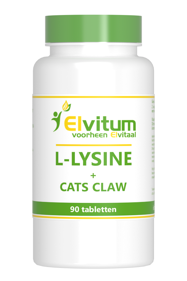 Elvitum L-Lysine Cats Claw (90 stuks)