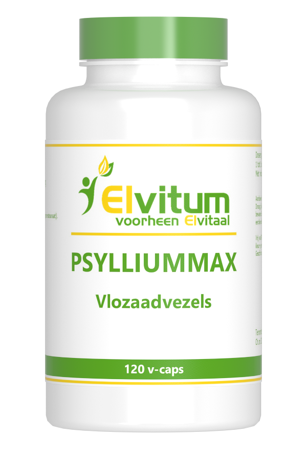 Elvitum Psylliummax Vlozaadvezels (120 vega capsules)