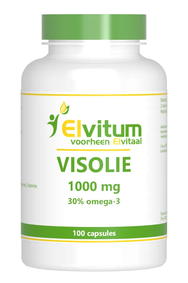 Elvitum Visolie 1000mg Omega 3 30% (100 capsules)