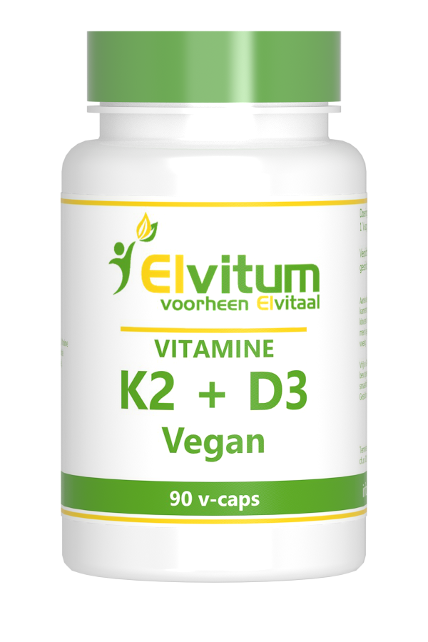 Elvitum Vitamine K2 & D3 (90 stuks)