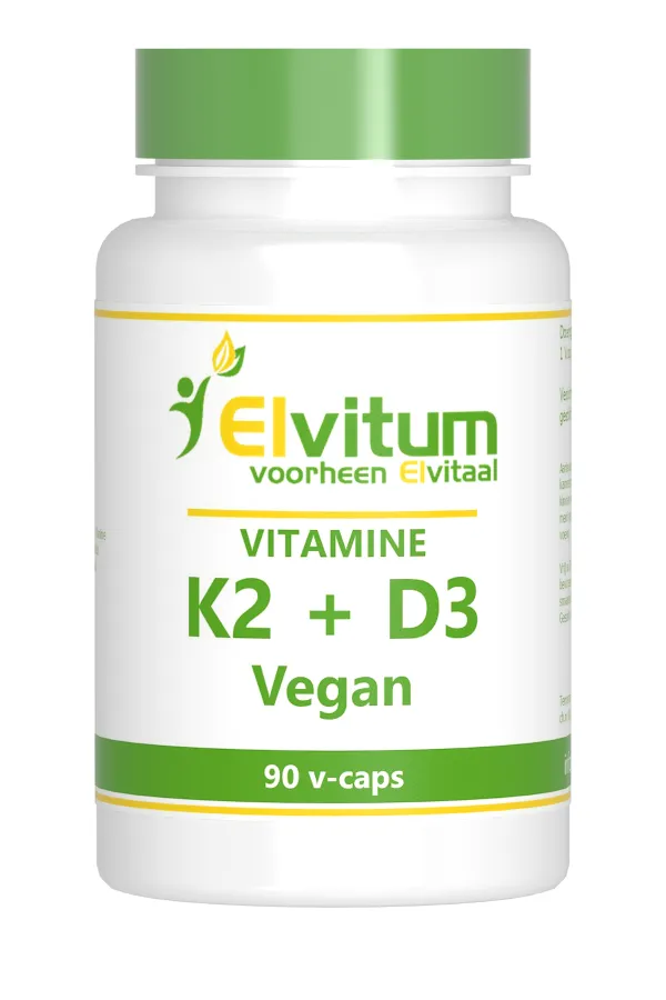 Elvitum Vitamine K2 & D3 (90 stuks)
