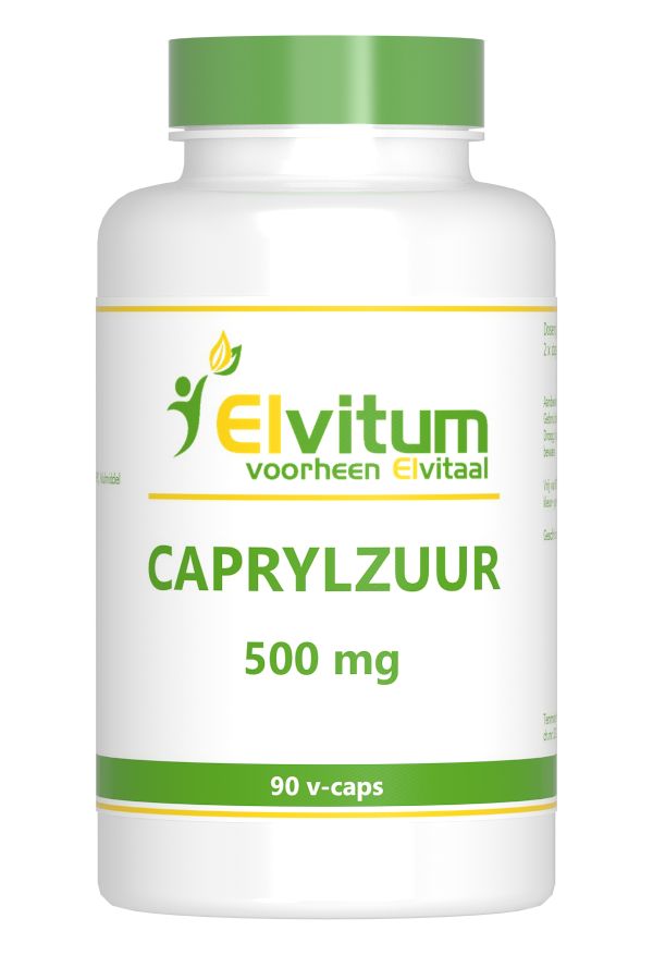 Elvitum Caprylzuur 500mg (90 vega capsules)