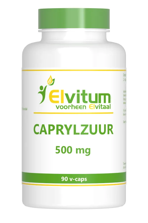 Elvitum Caprylzuur 500mg (90 vega capsules)