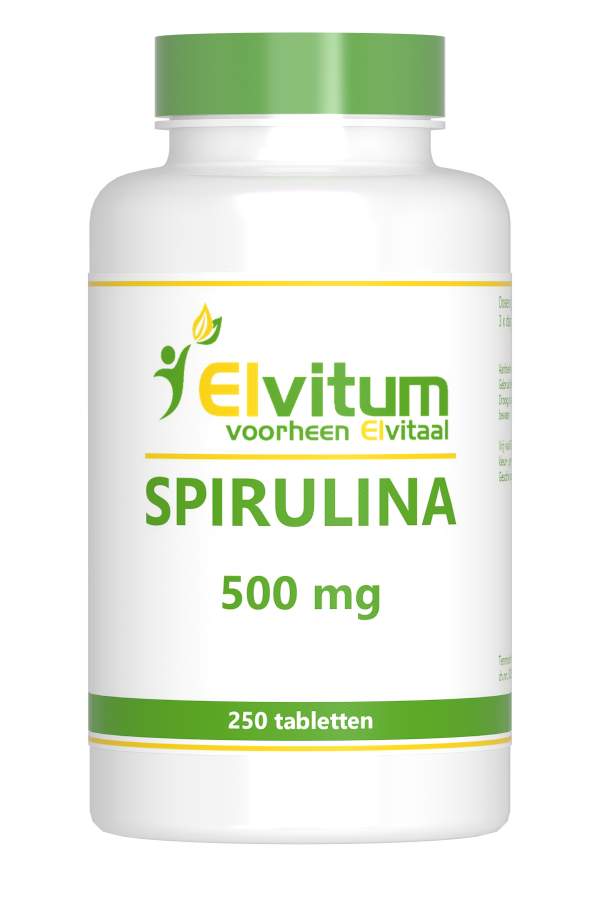 Elvitum Spirulina 500mg (250 stuks)