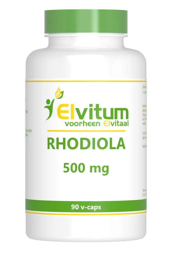 Elvitum Rhodiola 500mg (90 vega capsules)