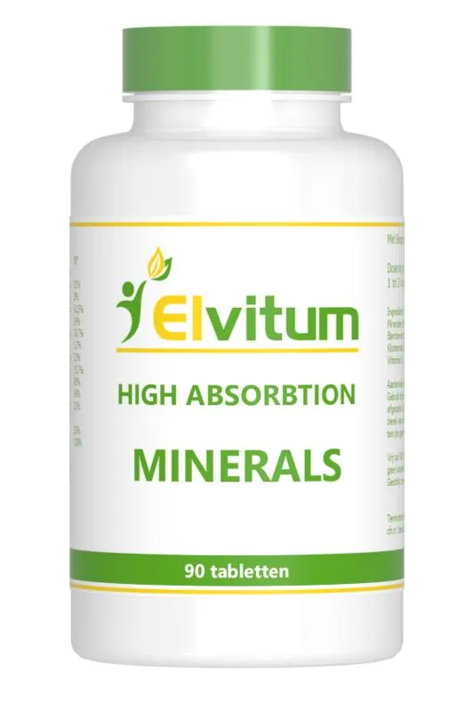 Elvitum High Absorption Minerals (90 tabletten)