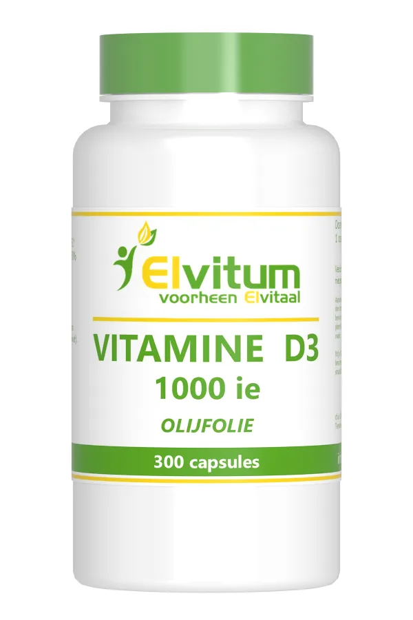 Elvitum Vitamine D3 1000Ie/25Mcg (300 capsules)