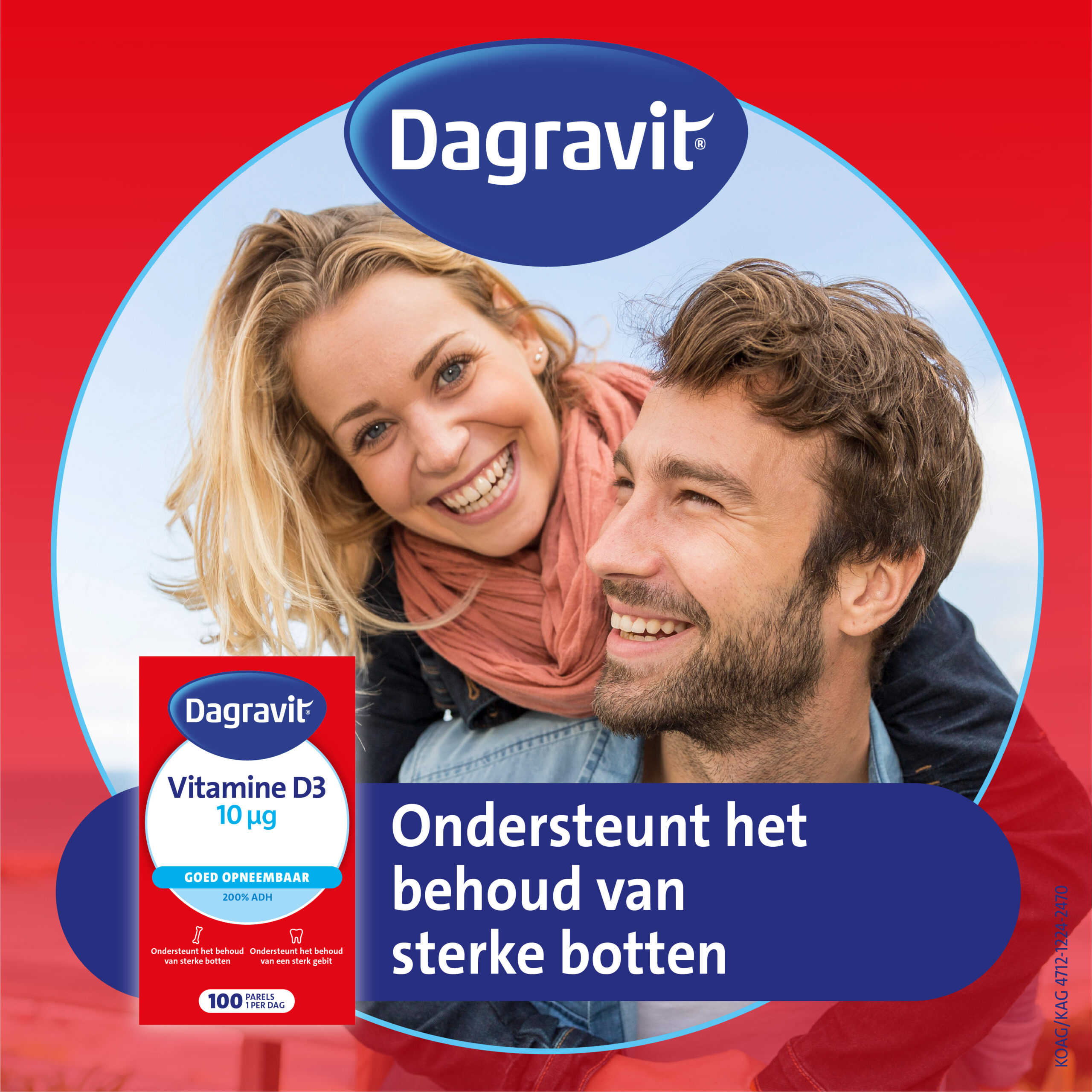 Dagravit Vitamine D pearls 400IU (100 stuks)