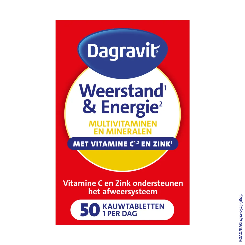 Dagravit Totaal 30 weerstand & energie (50 tabletten)