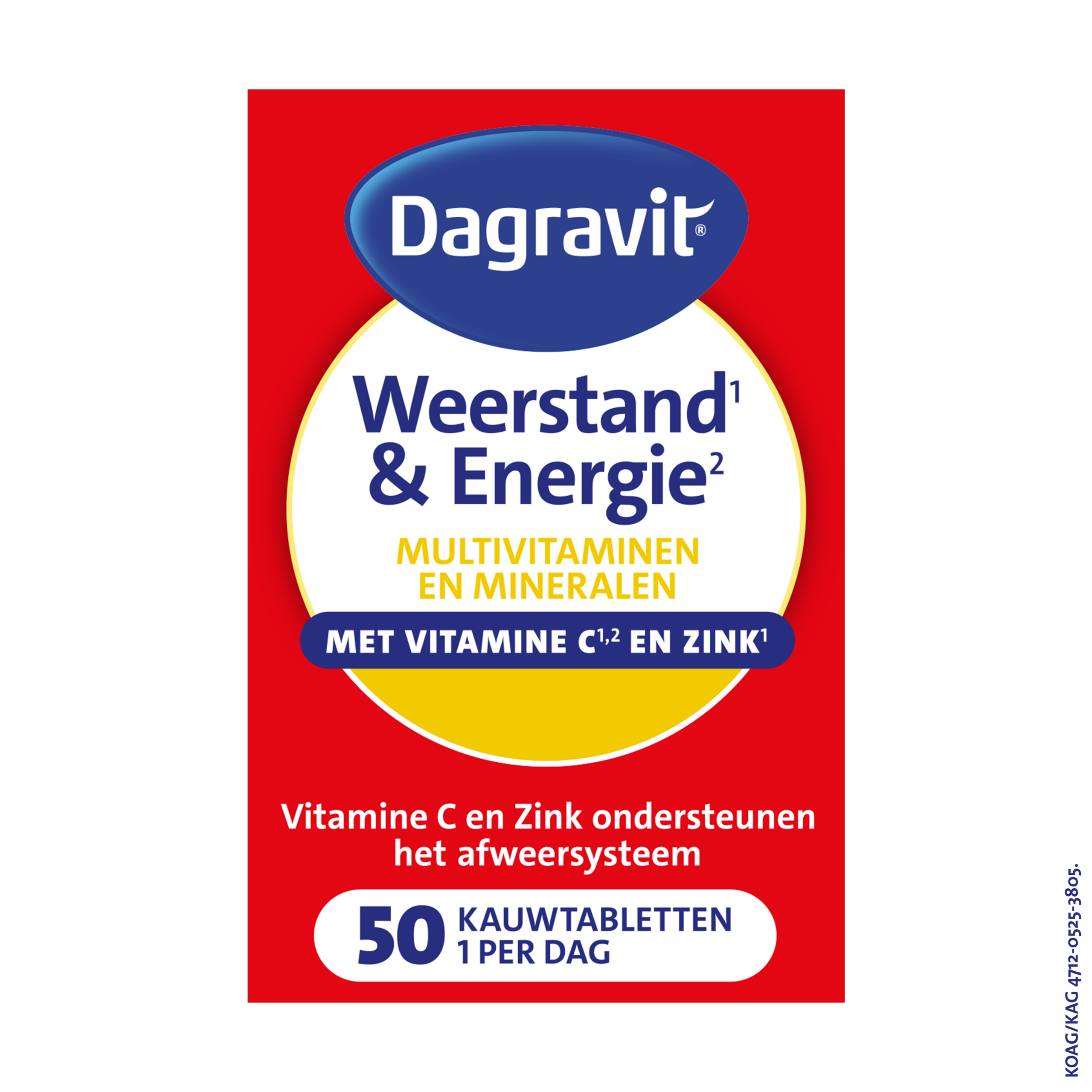 Dagravit Totaal 30 weerstand & energie (50 tabletten)