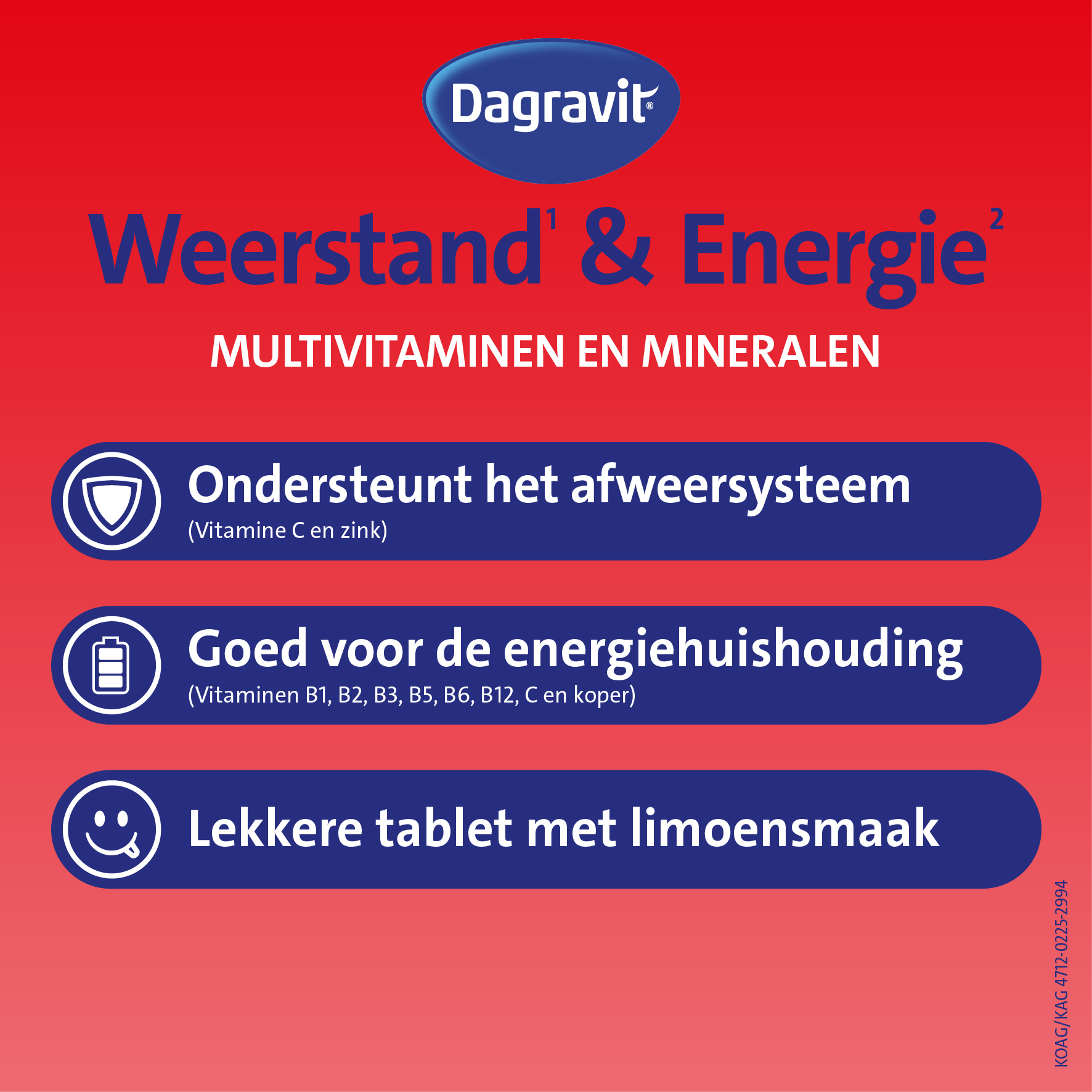 Dagravit Totaal 30 weerstand & energie (50 tabletten) - image 2