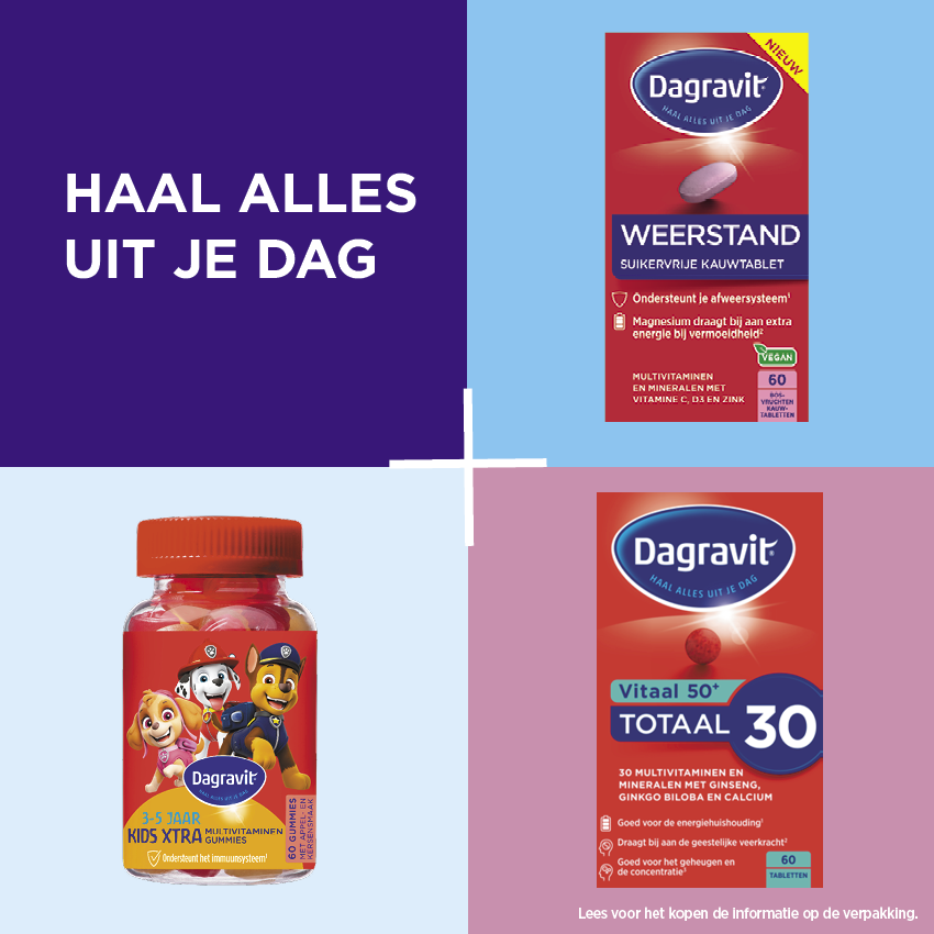 Dagravit Weerstand Suikervrij (60 kauwtabletten) - image 5