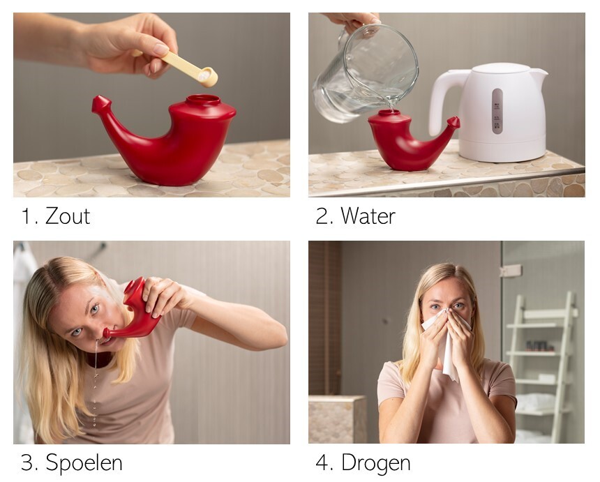 Rhino Horn Neusdouche Rood (1 stuk)