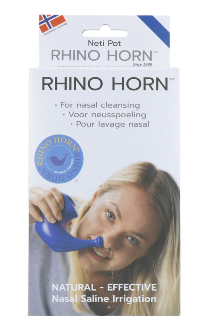 Rhino Horn Neusdouche Blauw (1 stuk)