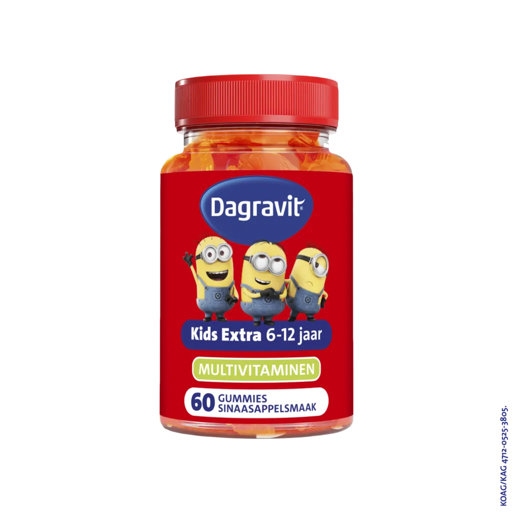 Dagravit Kids-Xtra Vitaminions Gums 6-12 Jaar (60 stuks)