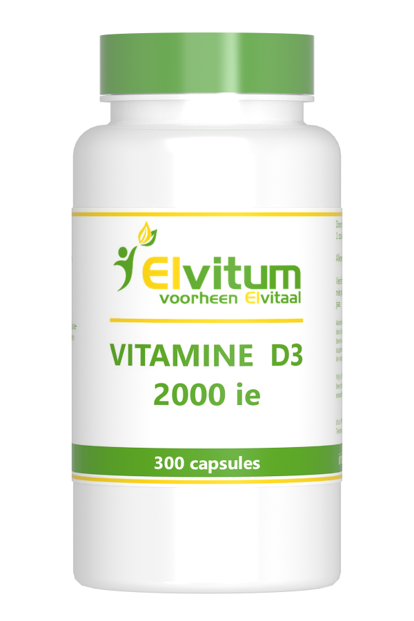 Elvitum Vitamine D3 2000Ie (300 capsules)