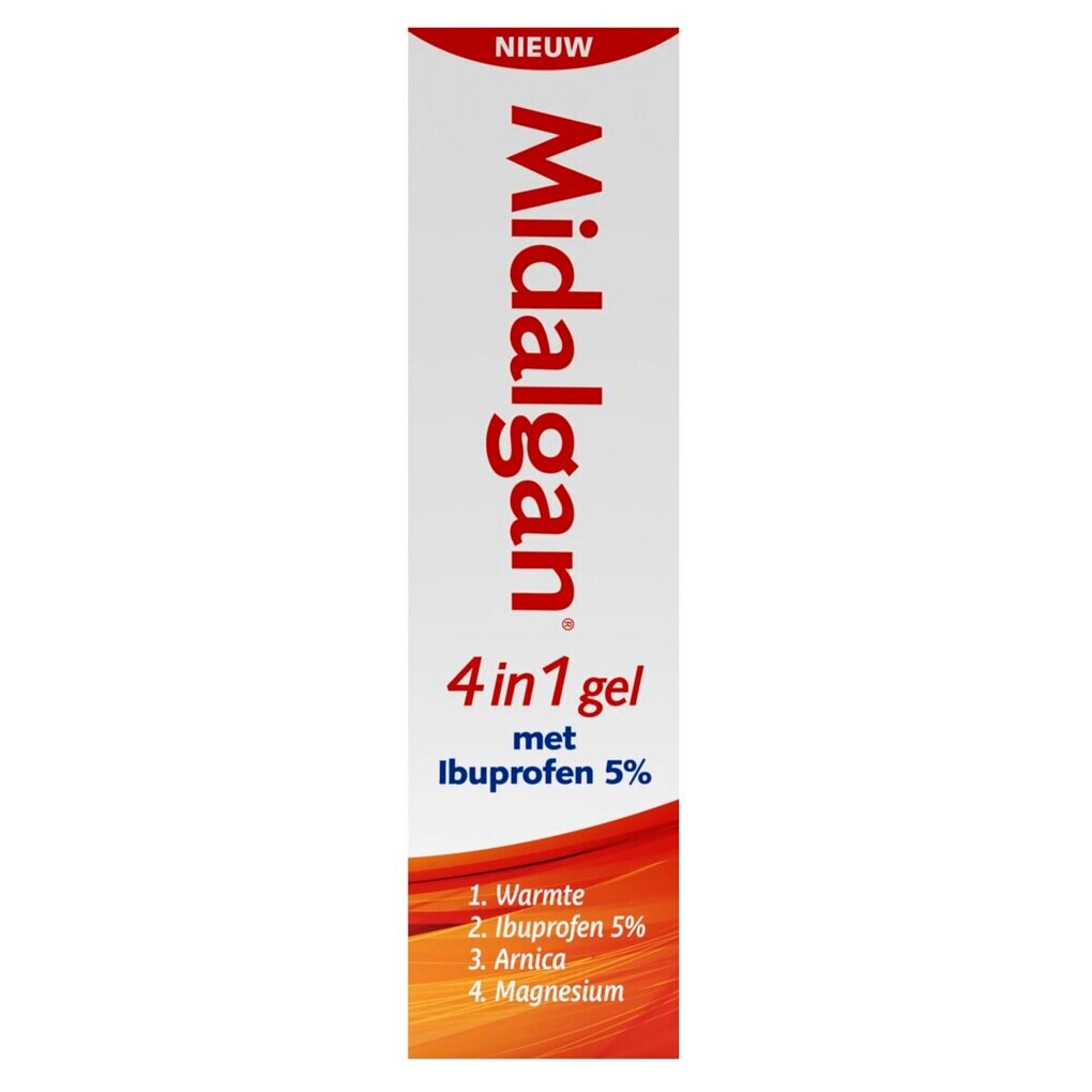 Midalgan 4 in 1 Gel + 5% Ibuprofen (100 gr)