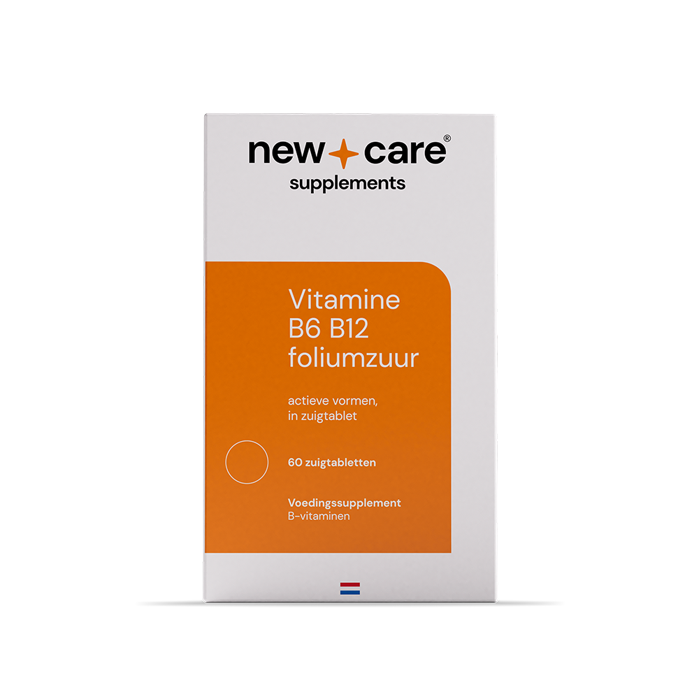 New Care B6 B12 Foliumzuur (60 zuigtabletten)