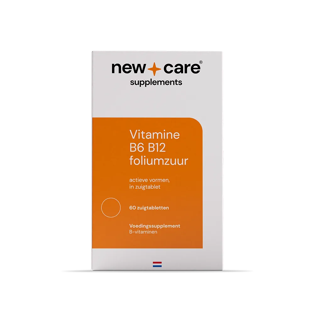 New Care B6 B12 Foliumzuur (60 zuigtabletten)