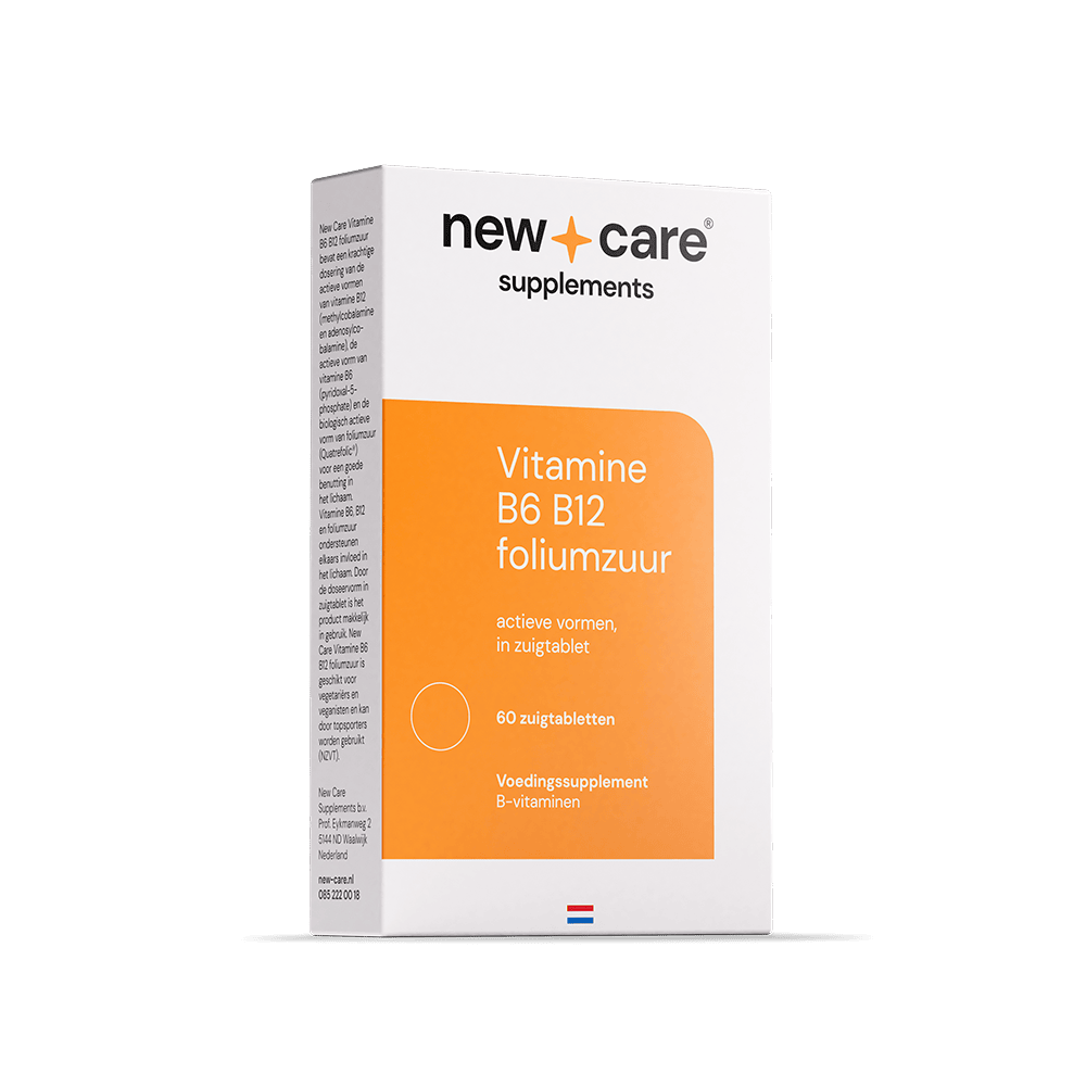 New Care B6 B12 Foliumzuur (60 zuigtabletten)