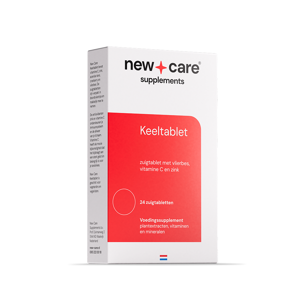 New Care Keelzuig (24 zuigtabletten)