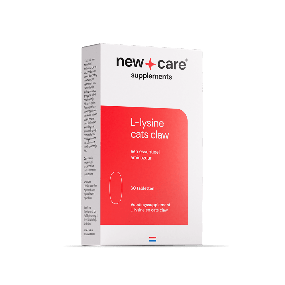 New Care L-Lysine Cats Claw (60 tabletten)