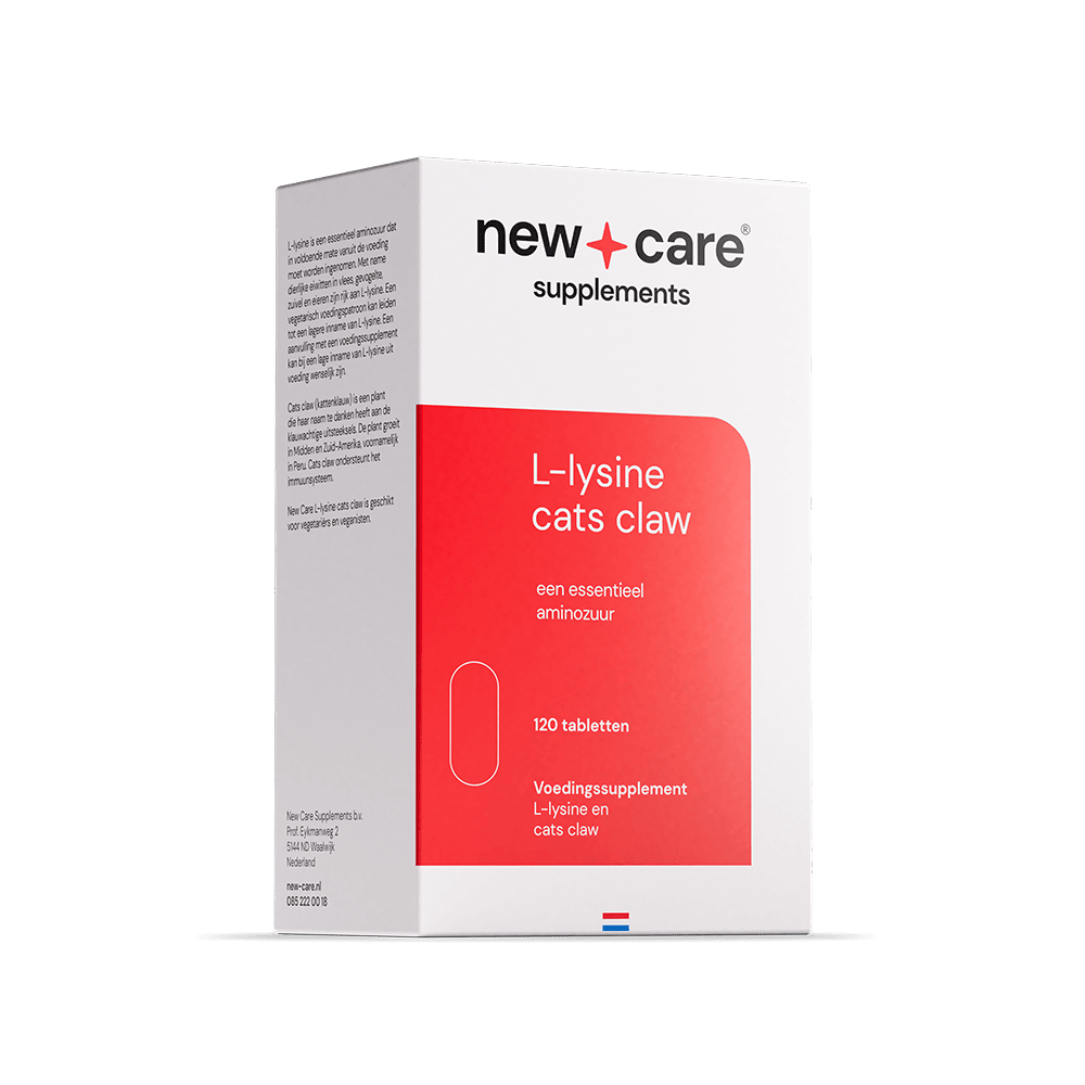 New Care L-Lysine Cats Claw (120 tabletten)